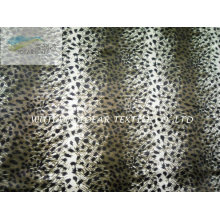Leopard Printed Pattern Plush Fabric